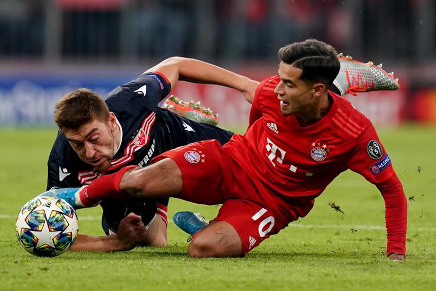 Soi kèo Crvena Zvezda vs Bayern Munich, 03h00 ngày 27/11 (Cúp C1 châu Âu 2019/2020)