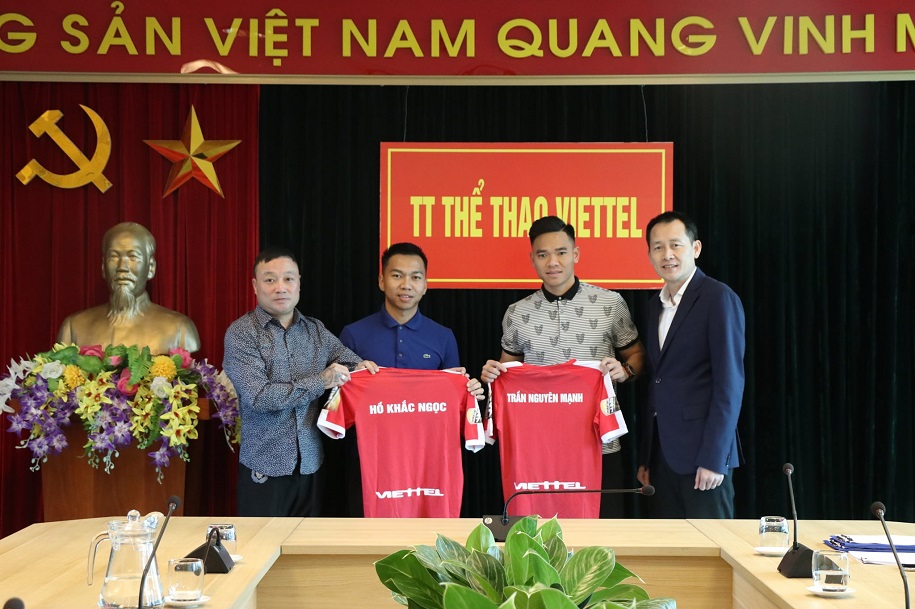 Nguyên Mạnh, Khắc  Ngọc chính thức trở thành người của Viettel FC