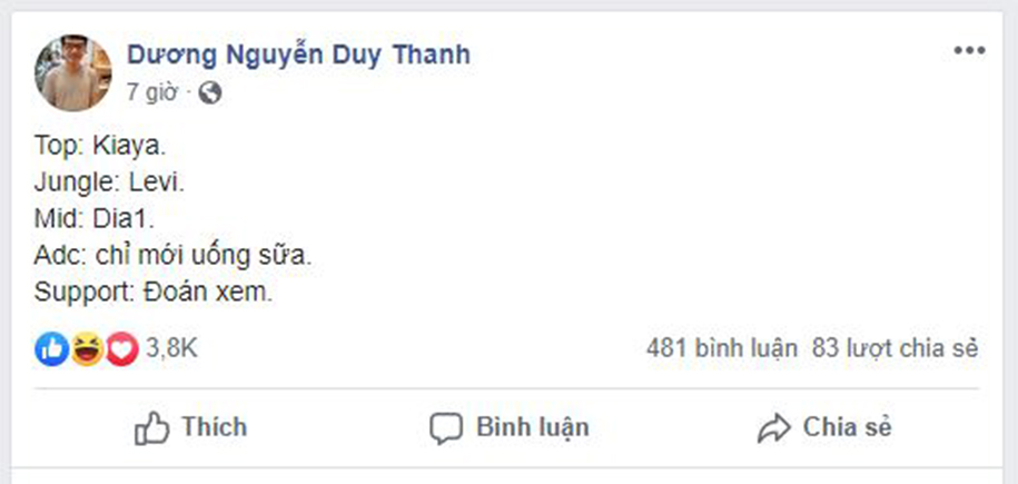 Tinikun vô tình tiết lộ tân binh đầu tiên của GAM