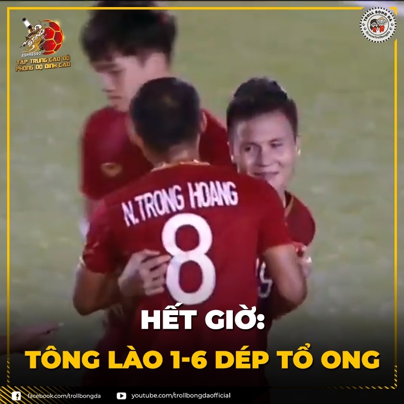 Ảnh chế U22 Việt Nam - U22 Lào: Dép tổ ong chiến thắng, tài năng trẻ Trọng Hoàng