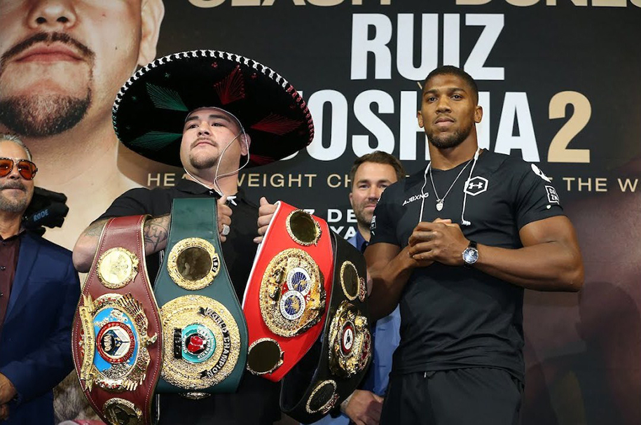 Những con số ấn tượng quanh trận Anthony Joshua vs Andy Ruiz 2