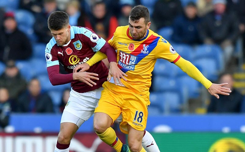 Tỷ lệ kèo Burnley vs Crystal Palace 22h00, 30/11 (Vòng 14 Ngoại hạng Anh)