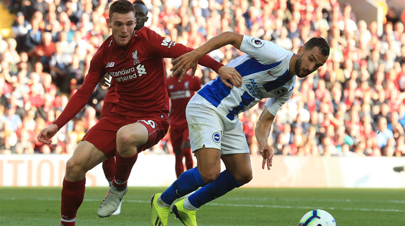Tỷ lệ kèo Liverpool vs Brighton 22h00, 30/11 (Vòng 14 Ngoại hạng Anh)