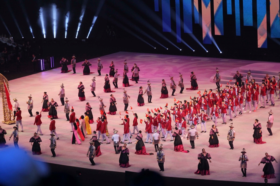 Chùm ảnh ấn tượng Lễ Khai mạc SEA Games 30