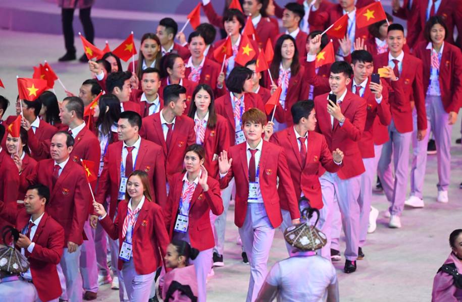 TRỰC TIẾP lễ khai mạc SEA Games 30: Lung linh sắc màu