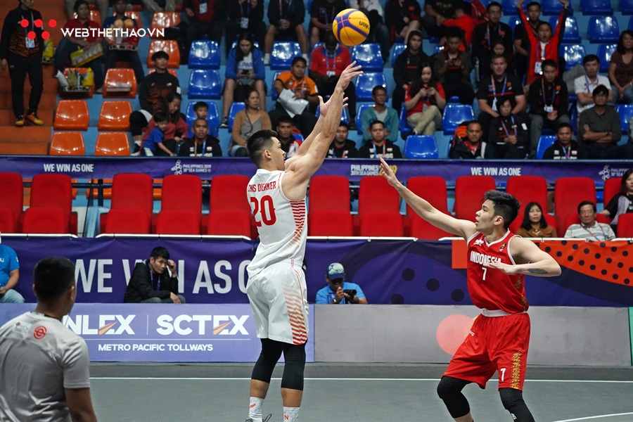 ĐT bóng rổ nam 3x3 Việt Nam bị Indonesia chặn đứng tại Bán kết