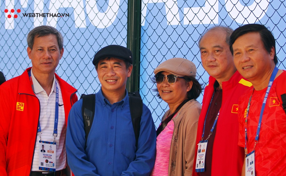 Tổng cục trưởng Vương Bích Thắng động viên khích lệ niềm hy vọng HCV SEA Games Lý Hoàng Nam và Daniel Nguyễn
