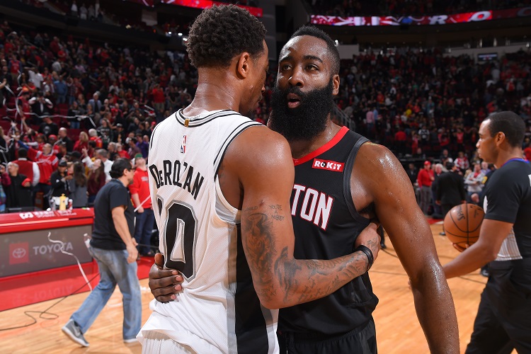 Dù "cày" lên 50 điểm, James Harden vẫn thất bại trước tập thể SA Spurs