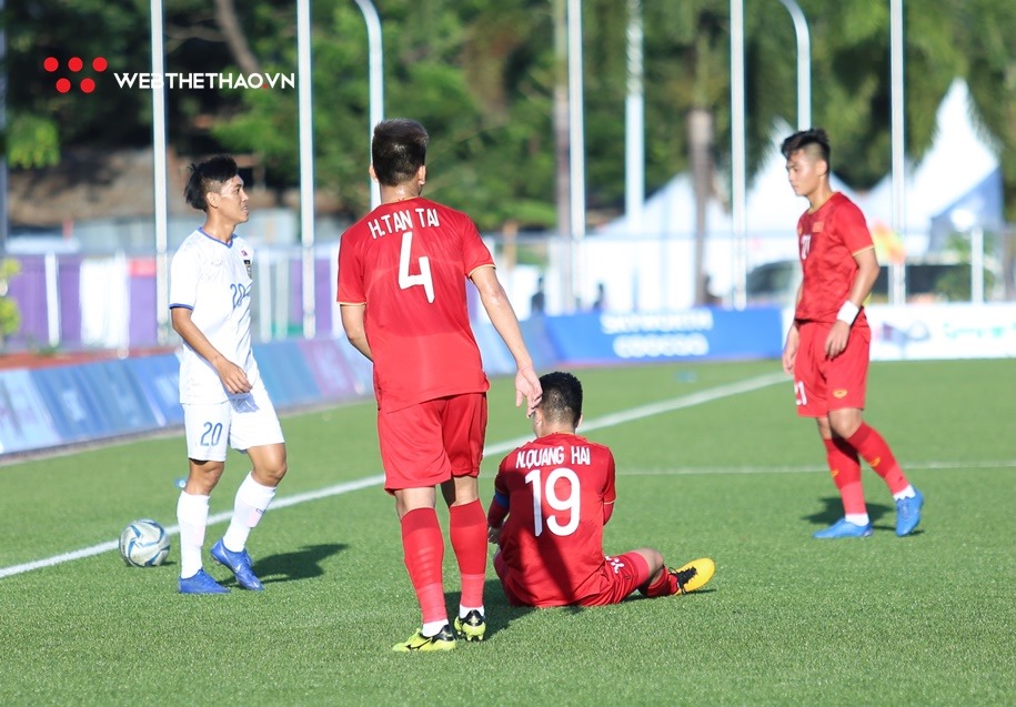 Quang Hải chấn thương: Nỗi lo cầu thủ bị quá tải ở SEA Games 30 xuất hiện
