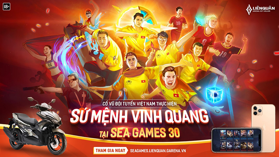 Liên Quân Việt Nam ra quân tại SEA Games vào 8h30 ngày 07/12