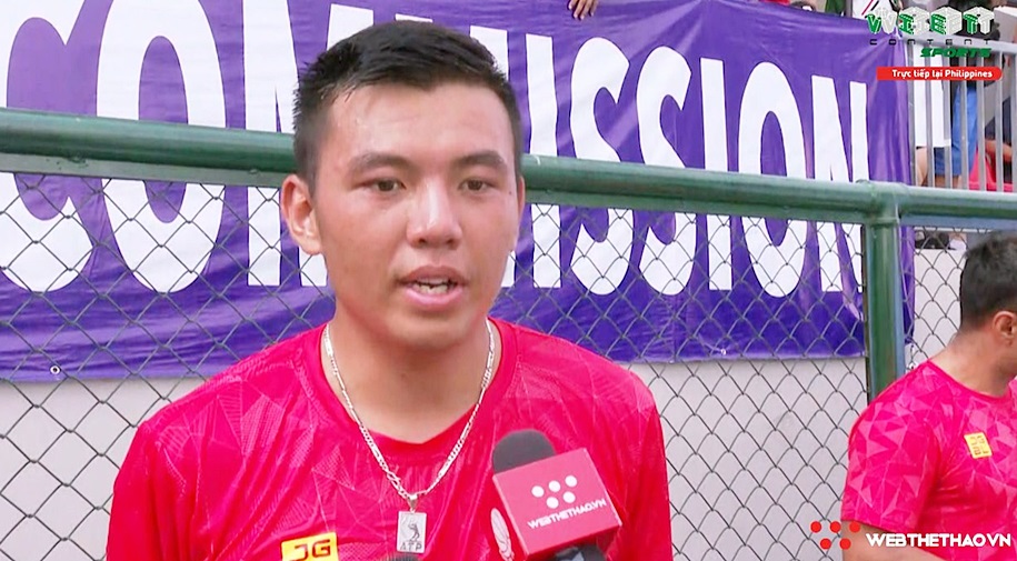 Lý Hoàng Nam trả lời phỏng vấn Webthethao: "Em không tưởng tượng ra kết quả 2-0 nhanh thế này"
