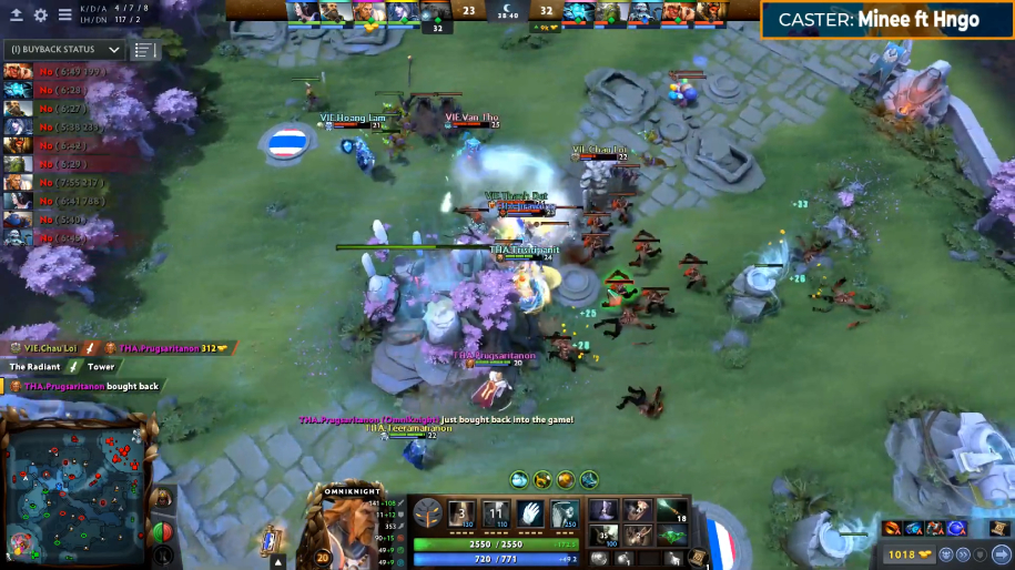Thắng tie-break Thái Lan, Dota 2 Việt Nam có huy chương tại SEA Games 30