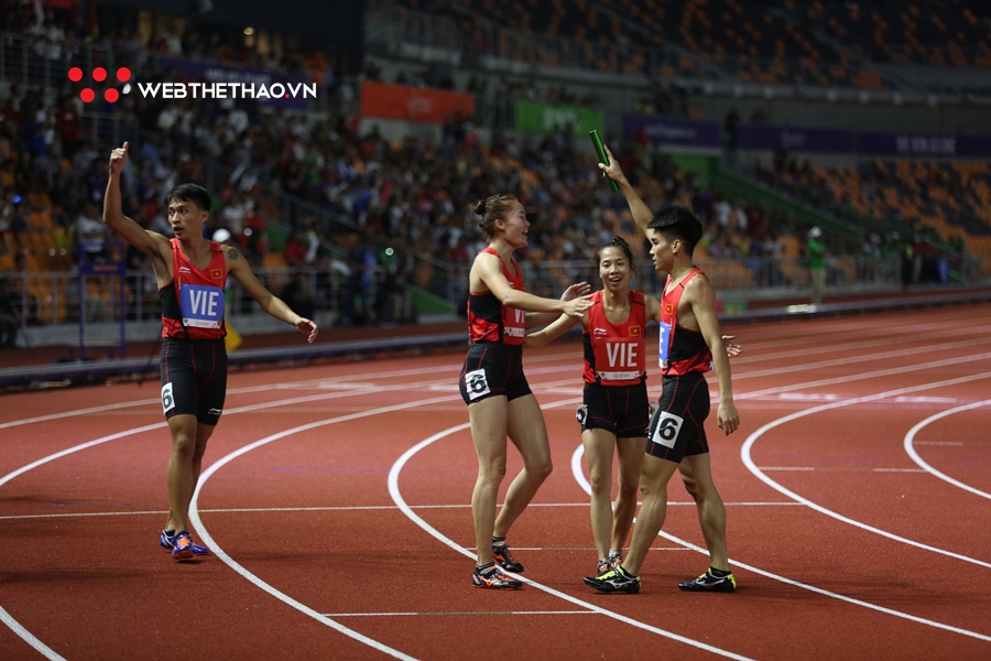 Hai “nhân tố bí ẩn” của đội chạy 4x400m hỗn hợp giành kỳ tích vàng SEA Games 30 là ai?