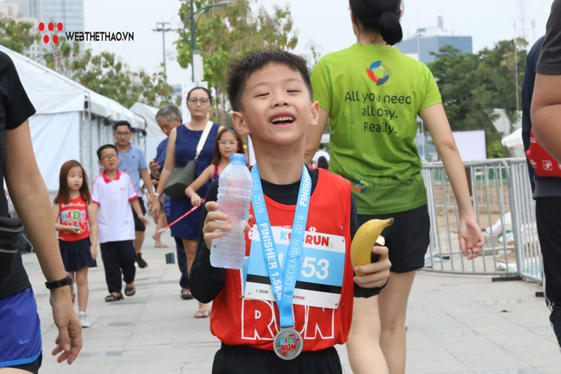 Kids Run khuấy động Techcombank Ho Chi Minh City International Marathon 2019