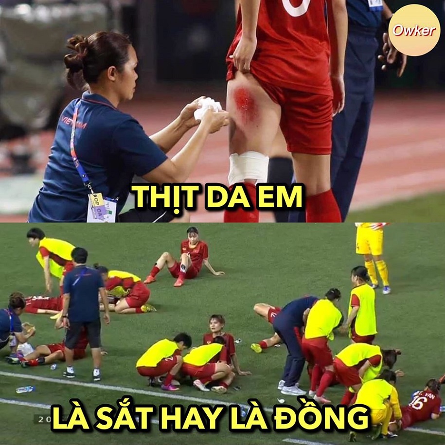 Ảnh chế: Những chiến binh của ĐT nữ Việt Nam đã giành HCV SEA Games 30