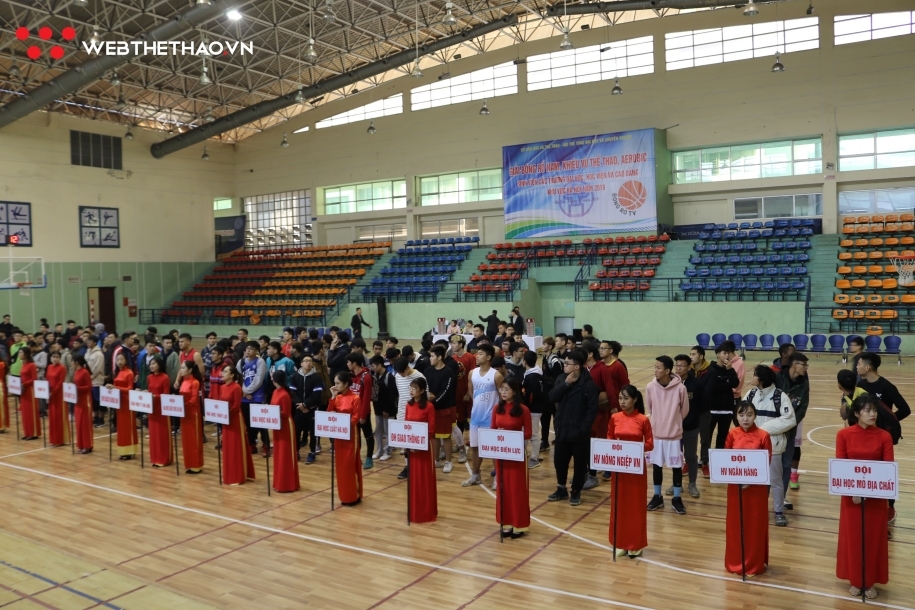 25 đội bóng tham dự Giải bóng rổ Nam Sinh viên Hà Nội 2019