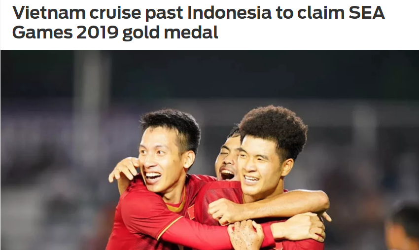 Báo châu Á nói gì về U22 Việt Nam sau trận thắng Indonesia ở chung kết?