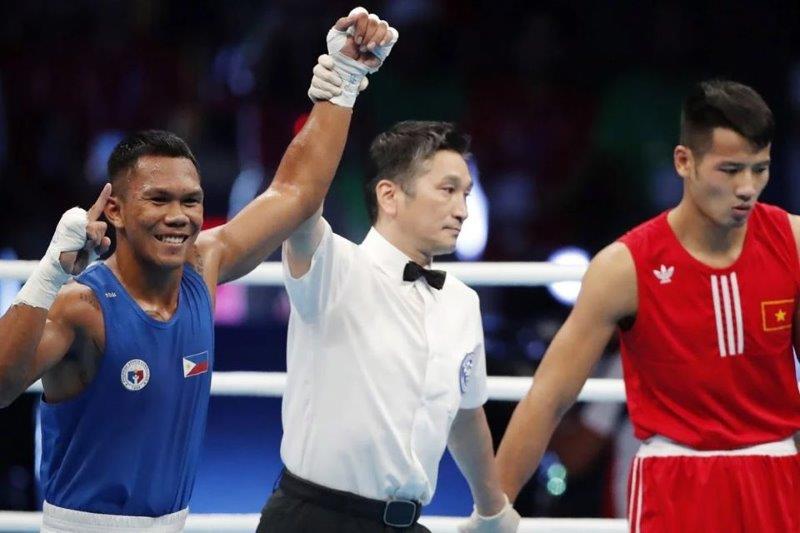 Thông tin về "truyền nhân của Pacquiao" đánh bại Nguyễn Mạnh Cường tại SEA Games 30