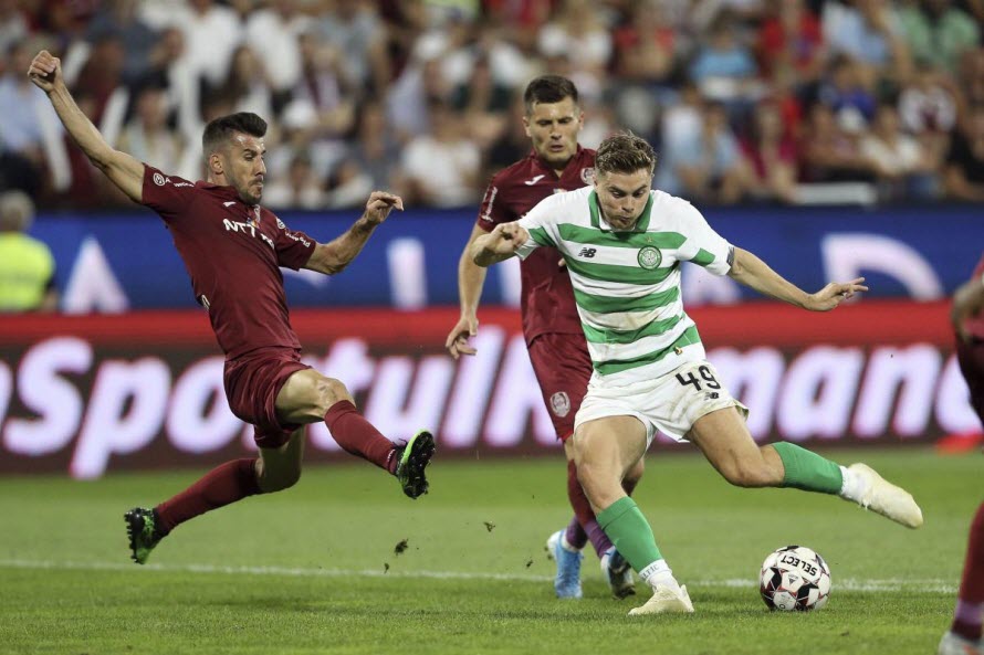 Tỷ lệ kèo CFR Cluj vs Celtic 00h55, 13/12 (Europa League 2019/20)