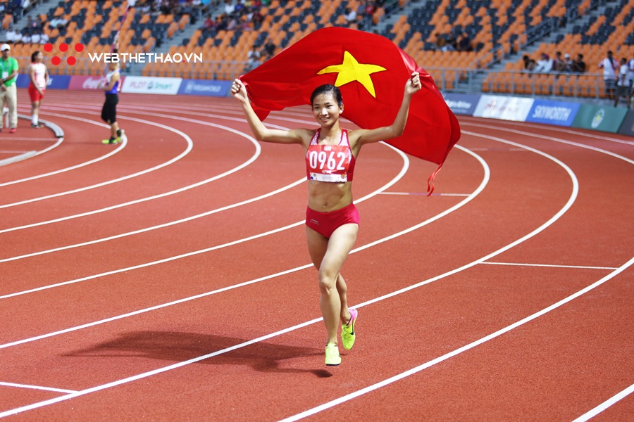 Trọn bộ bảng huy chương điền kinh Việt Nam tại SEA Games 30