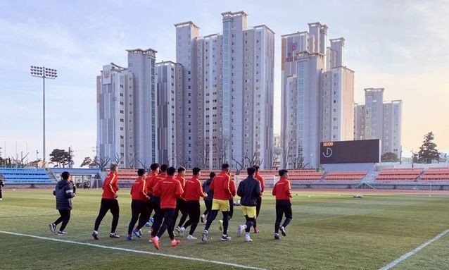 Lịch thi đấu giao hữu U23 Việt Nam trong chuyến tập huấn ở Hàn Quốc