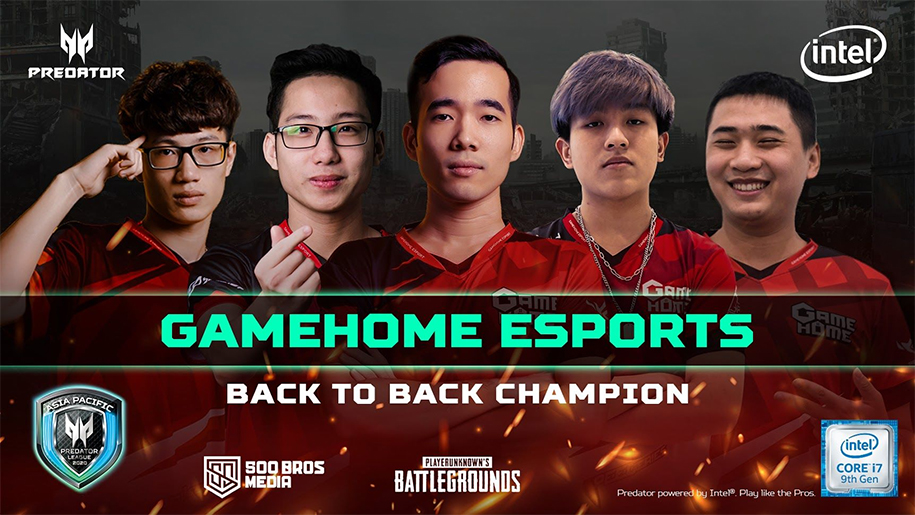 Kết quả PUBG Predator League 2020 vòng loại Việt Nam: GameHome Esports vô địch!