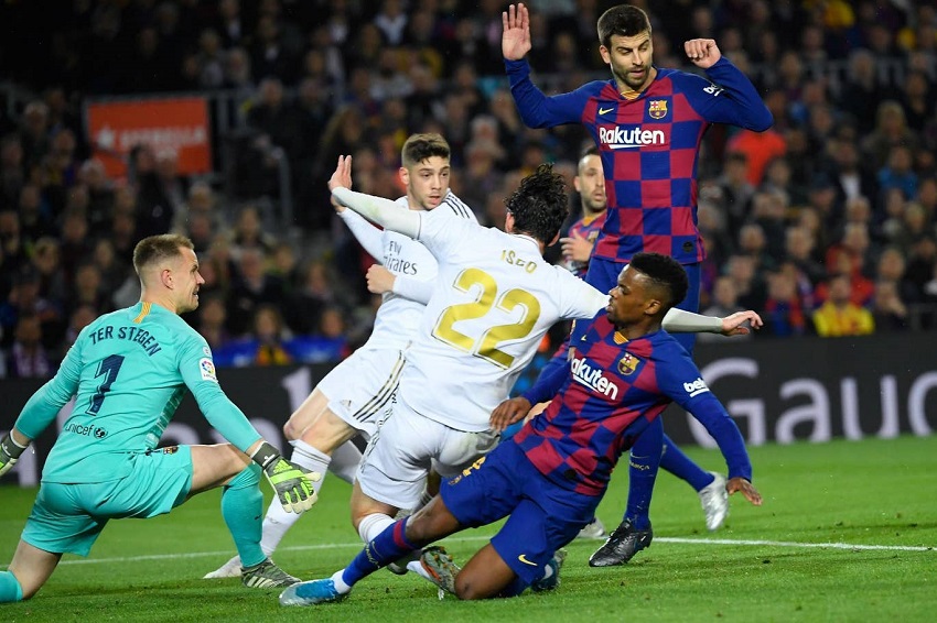 Real Madrid sút nhiều gấp đôi Barca và 6 thống kê vượt trội ở Siêu kinh điển