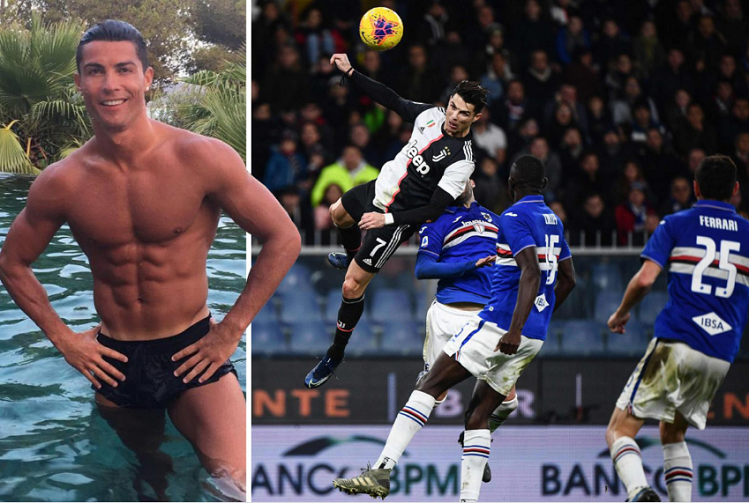Bí mật thể hình giúp Ronaldo bật cao để ghi bàn không tưởng
