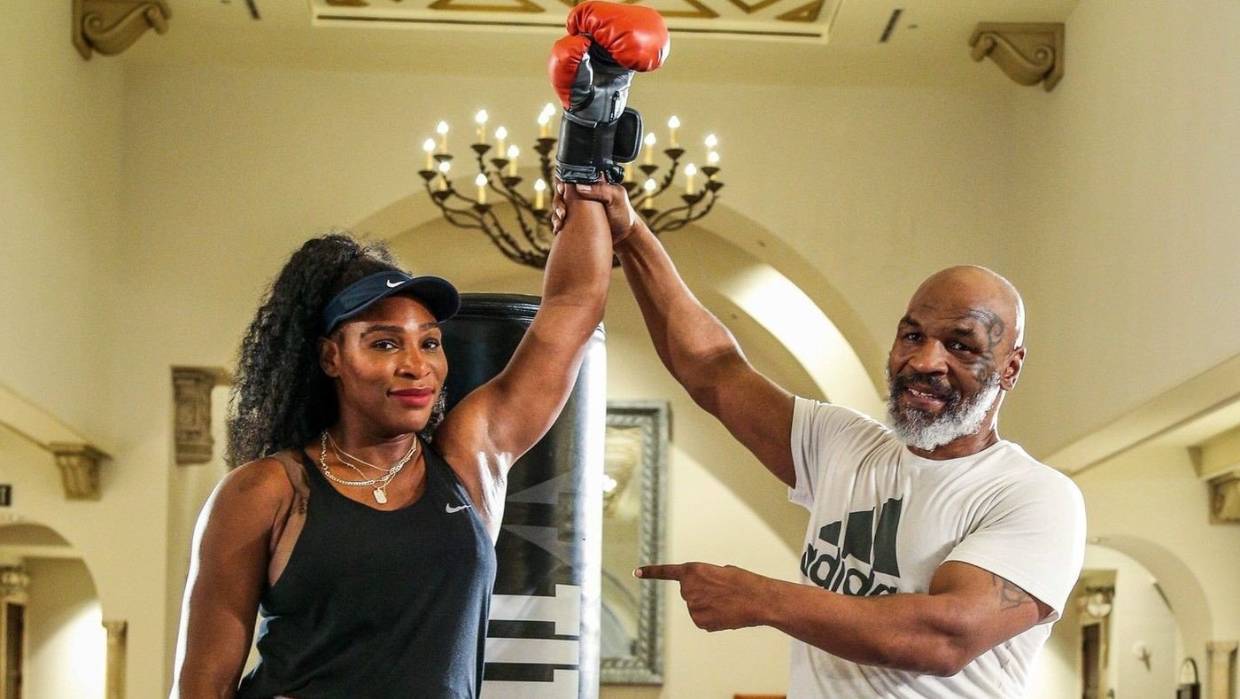 “Nữ hoàng quần vợt” Serena Williams học Boxing với Mike Tyson