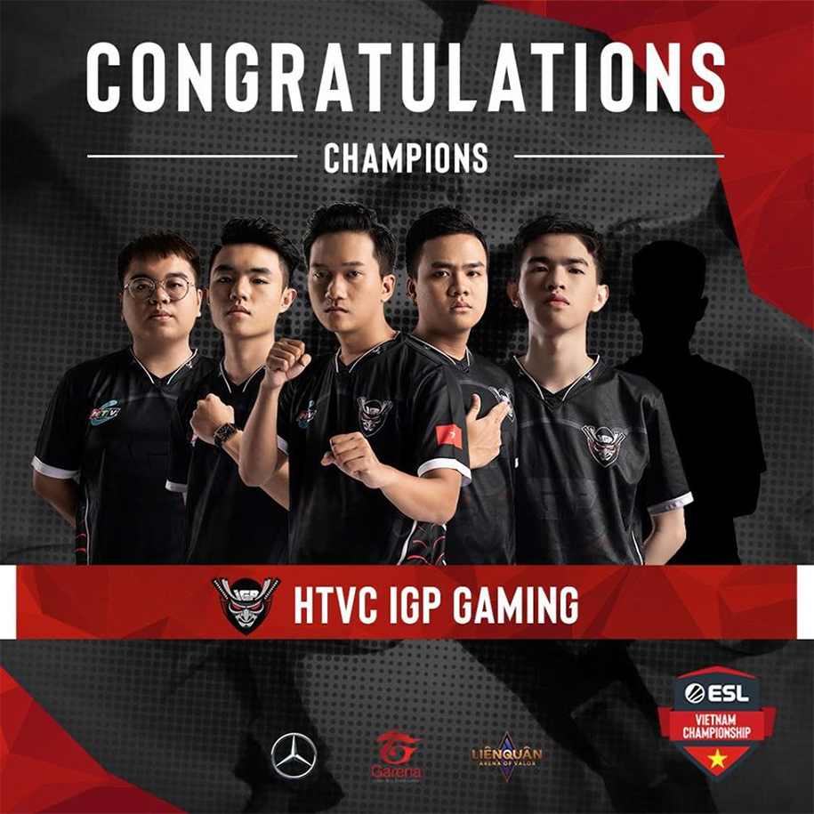 Kết quả ESL Liên Quân trận chung kết: IGP Gaming khẳng định bản lĩnh