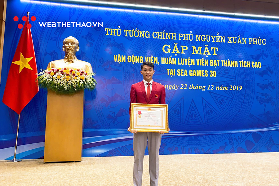 Ứng viên VĐV trẻ của năm Cúp Chiến thắng 2019 nhận Huân chương Lao động hạng Ba sau kỳ tích SEA Games 30 Ứng viên VĐV trẻ của năm Cúp Chiến thắng 2019 nhận Huân chương Lao động hạng Ba sau kỳ tích SEA Games 30