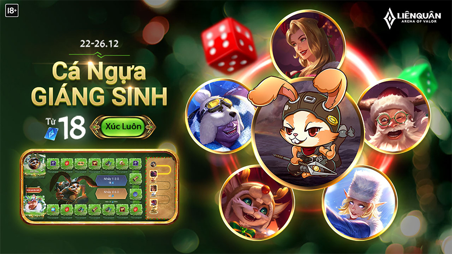 Chuỗi sự kiện Giáng Sinh Liên Quân 2019: Vô Tận Hoả Lực trở lại