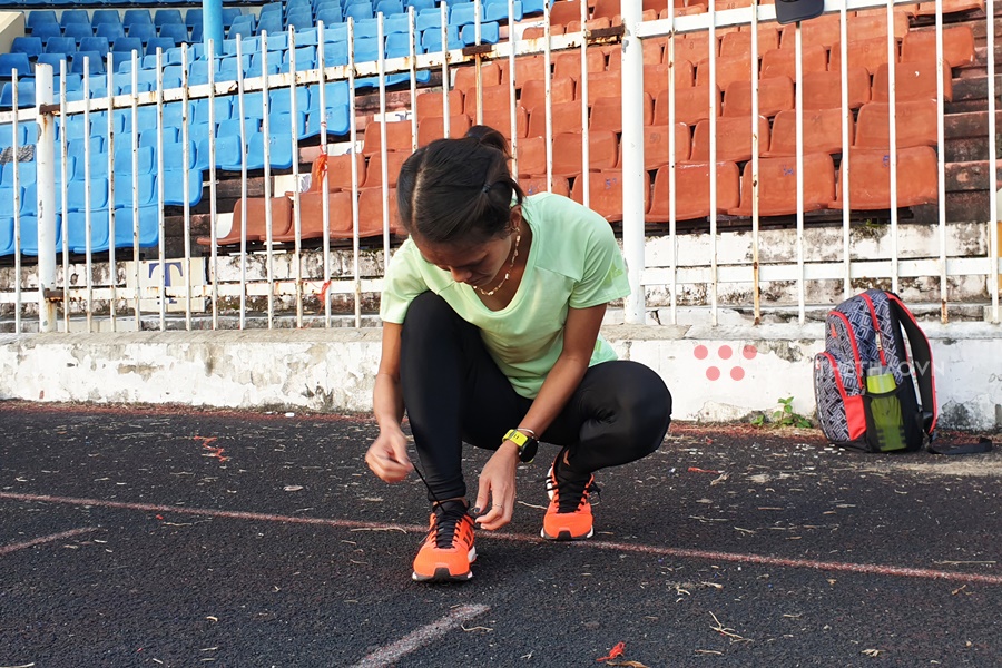 Hồng Lệ trở lại Quy Nhơn “luyện giò” sau HCĐ marathon SEA Games 30 ấn tượng