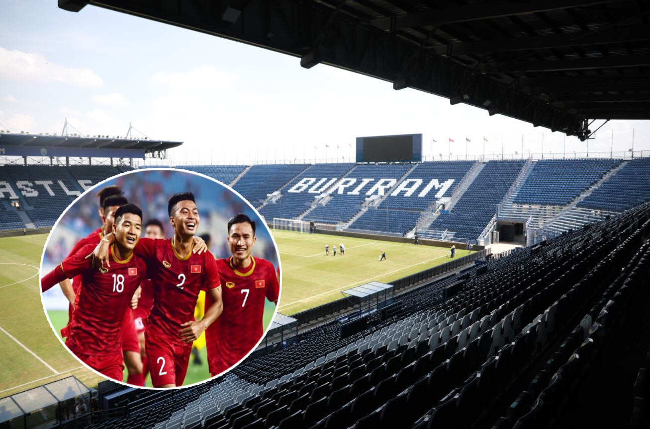 Sân I-Mobile ở Buriram được hy vọng mang lại may mắn cho U23 Việt Nam