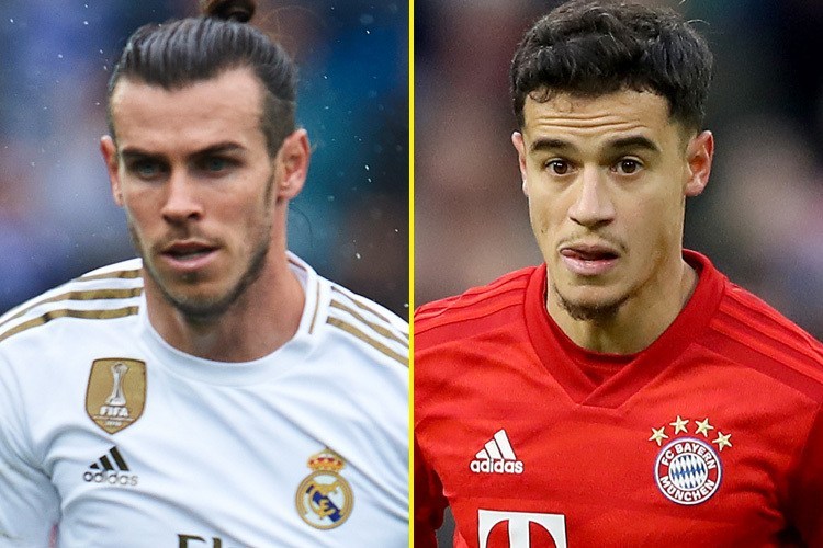 Coutinho và Gareth Bale giảm giá trị thê thảm trên thị trường