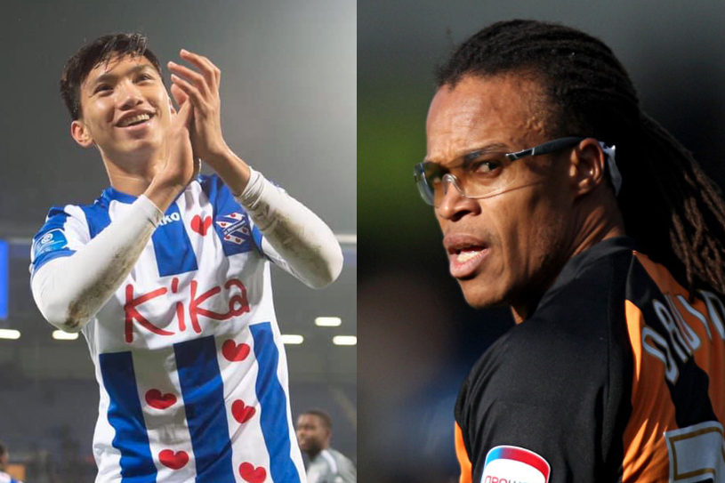 Edgar Davids không đeo kính, hội ngộ Đoàn Văn Hậu trong dịp Giáng sinh 2019