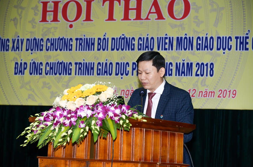 Giáo viên giáo dục thể chất sẽ được bồi dưỡng để đáp ứng chương trình giáo dục phổ thông