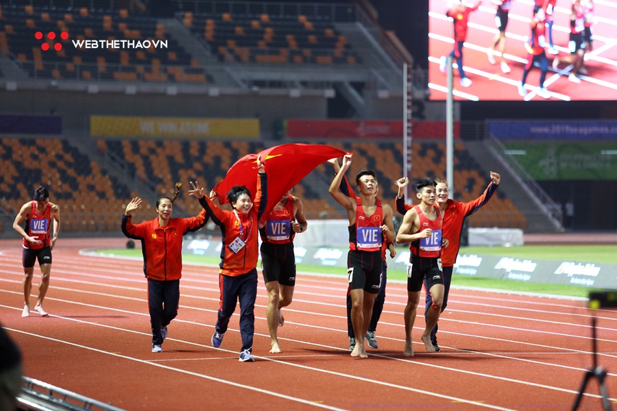 Tiết lộ cực thú vị về đội chạy 4x400m tiếp sức hỗn hợp SEA Games 30, đề cử Đồng đội của năm Cúp Chiến thắng 2019 Tiết lộ cực thú vị về đội chạy 4x400m tiếp sức hỗn hợp SEA Games 30, đề cử Đồng đội của năm Cúp Chiến thắng 2019