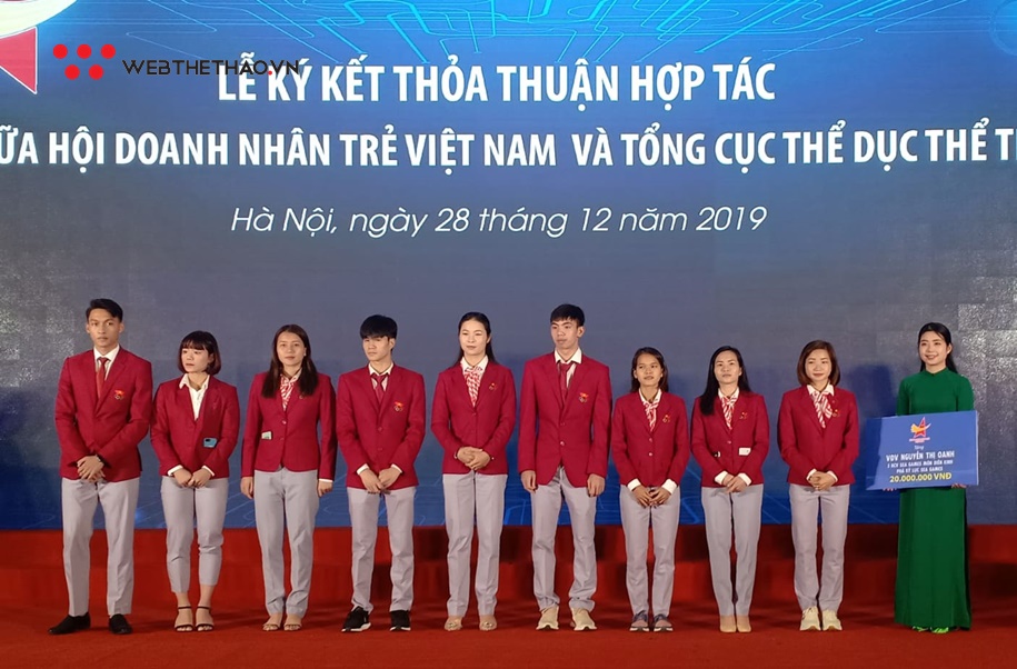 Hội doanh nhân trẻ Việt Nam tạo việc làm và hỗ trợ khởi nghiệp cho VĐV xuất sắc