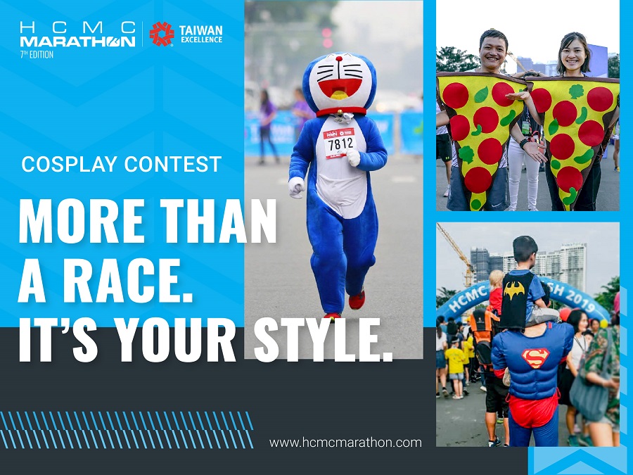Cuộc thi trang phục cosplay của HCMC Marathon 2020 sục sôi trước ngày đua