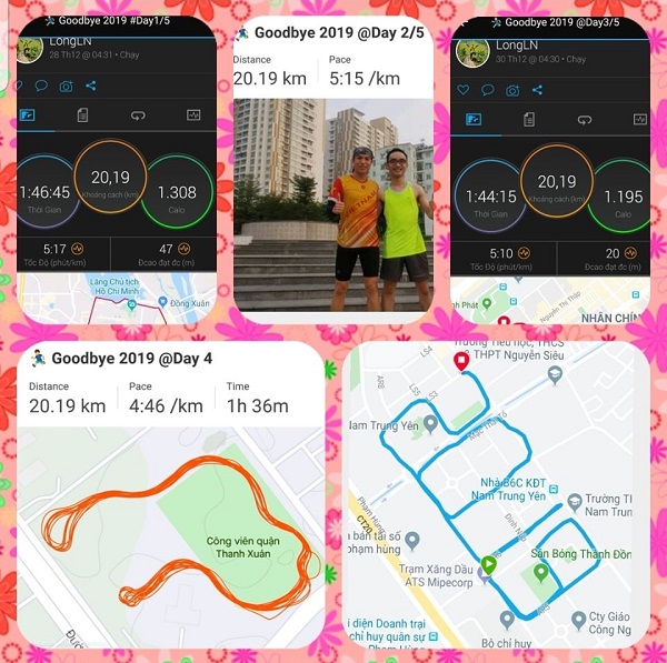 Runner khắp Việt Nam chào đón năm mới 2020 bằng track-log siêu ngộ nghĩnh
