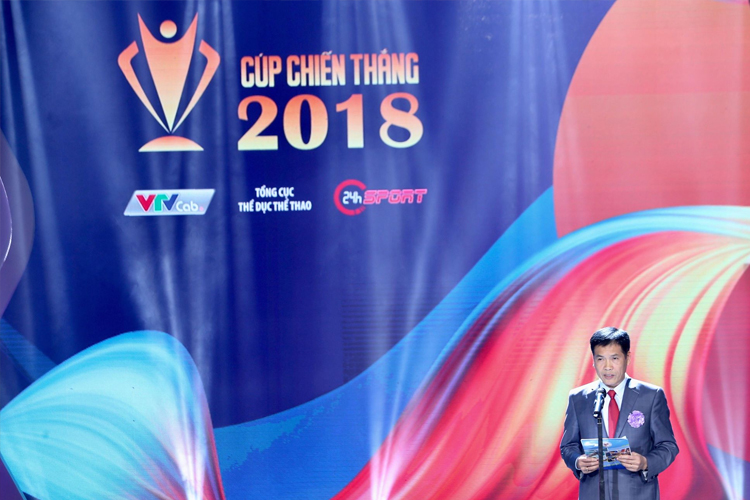 Cúp Chiến thắng 2018: Quang Hải giành giải thưởng Nam VĐV của năm Cúp Chiến thắng 2018: Quang Hải giành giải thưởng Nam VĐV của năm