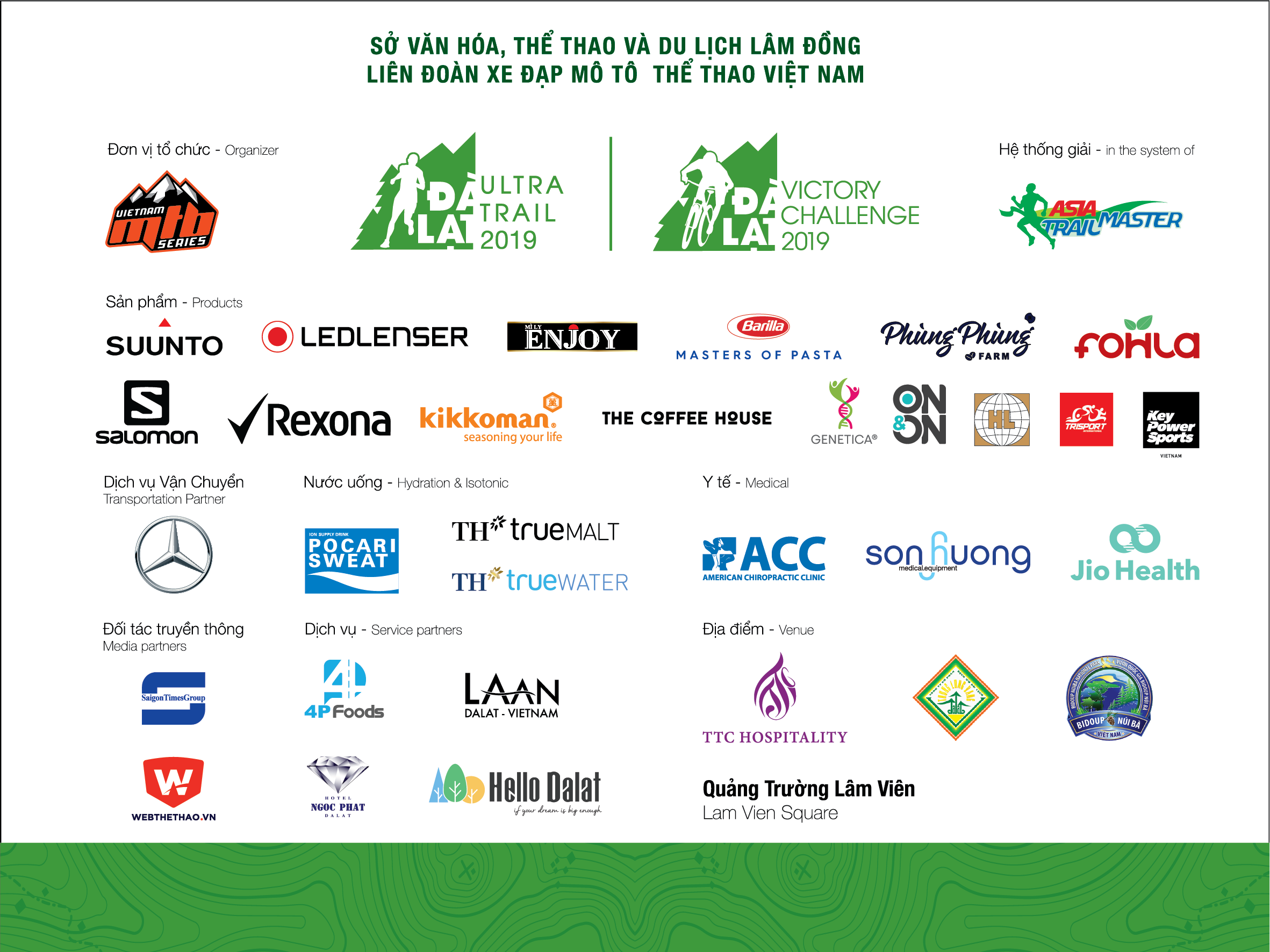 Dalat Ultra Trail 2019 trở thành một trong 7 giải Siêu Marathon đường mòn châu Á