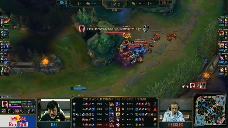 RNG vs FNC: Uzi cân cả thế giới