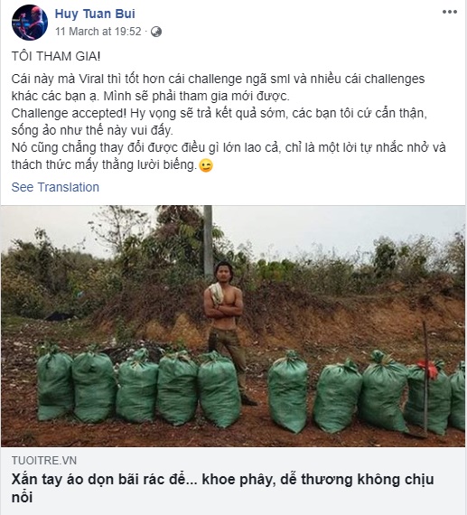 Nhạc sĩ Huy Tuấn chạy 21km DLUT 2019: Không sử dụng túi nylon, dọn rác... khoe Facebook Nhạc sĩ Huy Tuấn chạy 21km DLUT 2019: Không sử dụng túi nylon, dọn rác... khoe Facebook