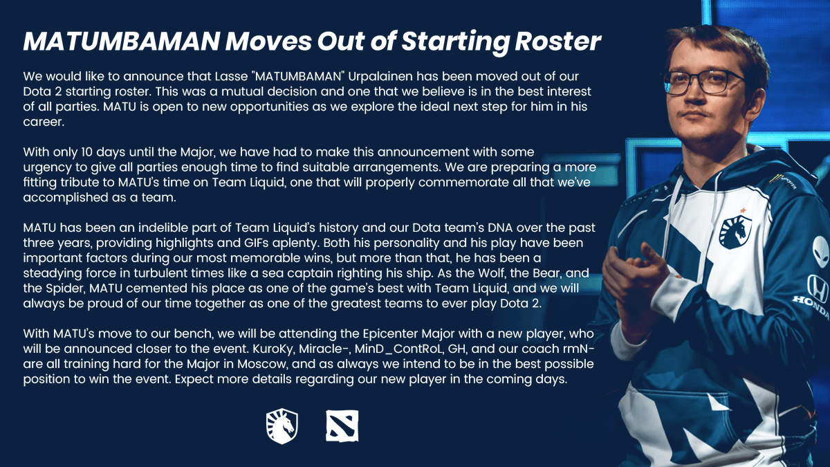 Đội hình Dota 2 gắn bó lâu nhất bất ngờ rạn nứt