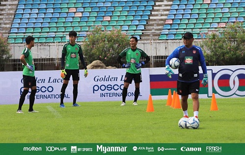 U23 Myanmar tích cực tập luyện chờ ngày tái đấu U23 Việt Nam U23 Myanmar tích cực tập luyện chờ ngày tái đấu U23 Việt Nam