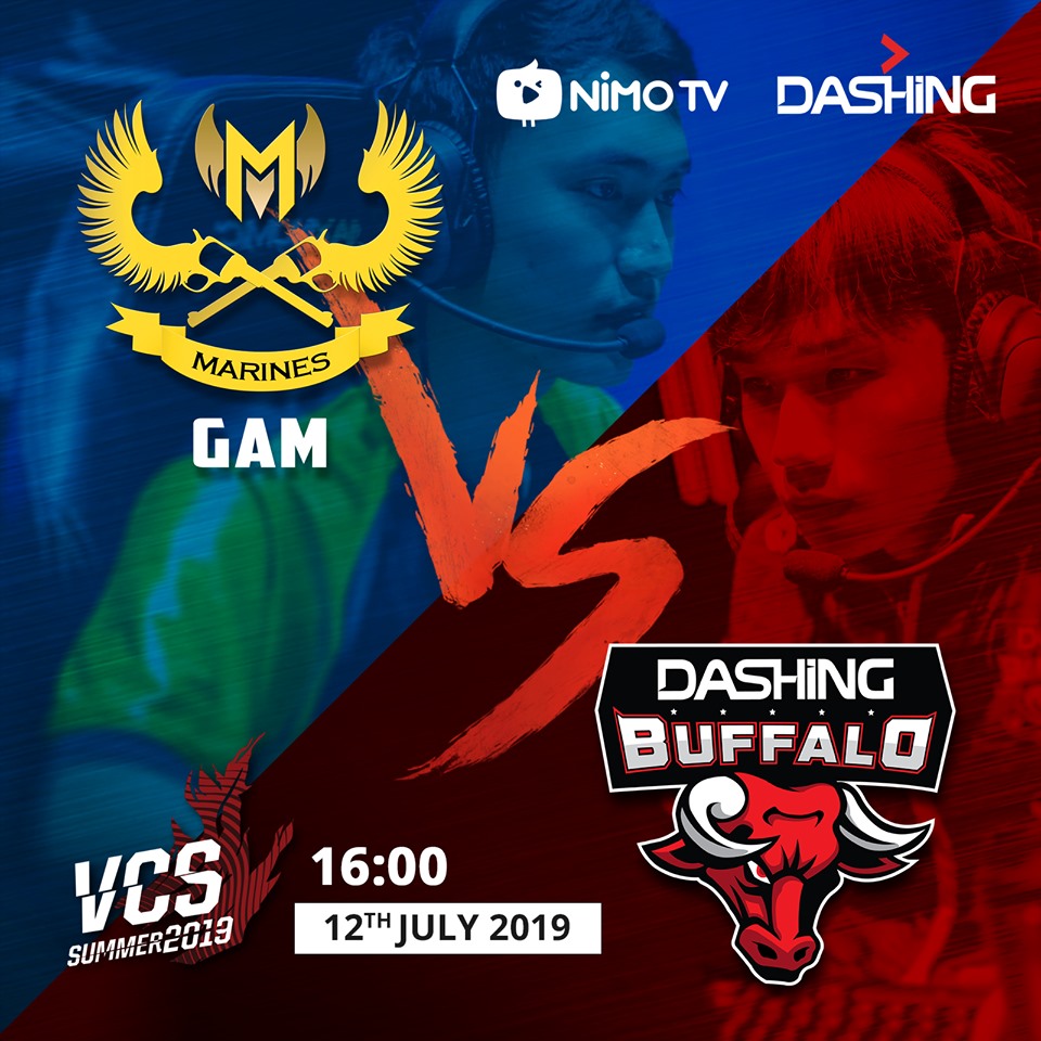 Trực tiếp VCS mùa hè 2019 vòng 5: GAM vs DBL - 16h00 ngày 12/07