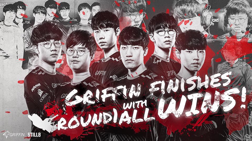 Griffin hoàn tất giai đoạn lượt đi LCK Mùa Xuân 2019 với thành tích bất bại