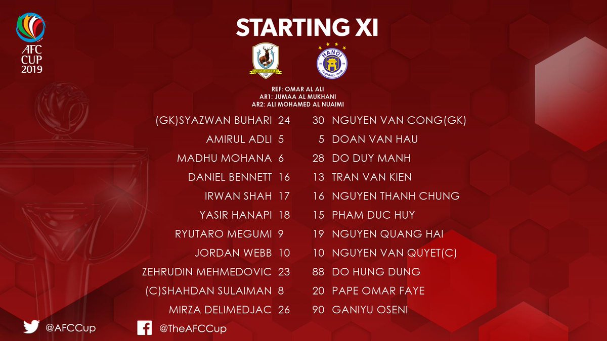 Kết quả Tampines Rovers vs Hà Nội FC (1-1): Thầy trò HLV Chu Đình Nghiêm mất điểm đáng tiếc
